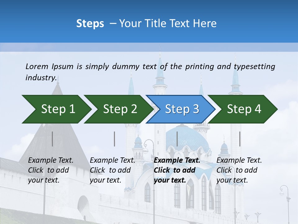City Mosque  Anniversary PowerPoint Template