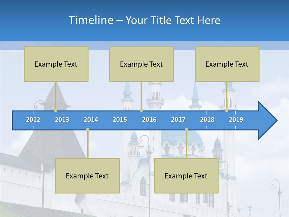 City Mosque  Anniversary PowerPoint Template