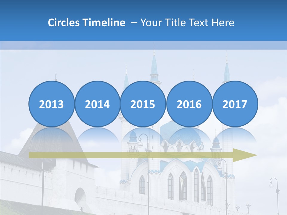 City Mosque  Anniversary PowerPoint Template