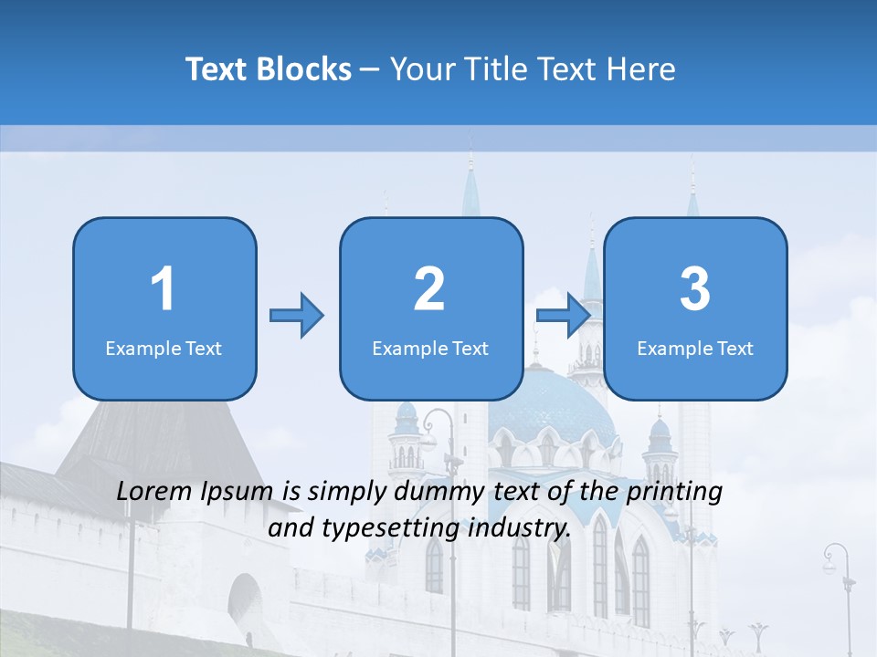 City Mosque  Anniversary PowerPoint Template