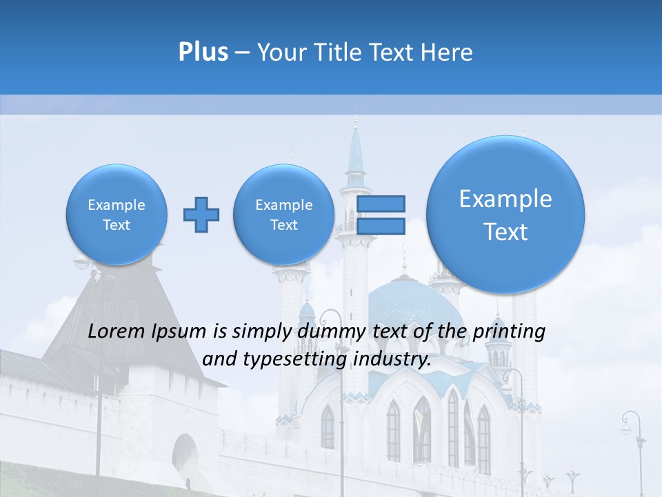 City Mosque  Anniversary PowerPoint Template