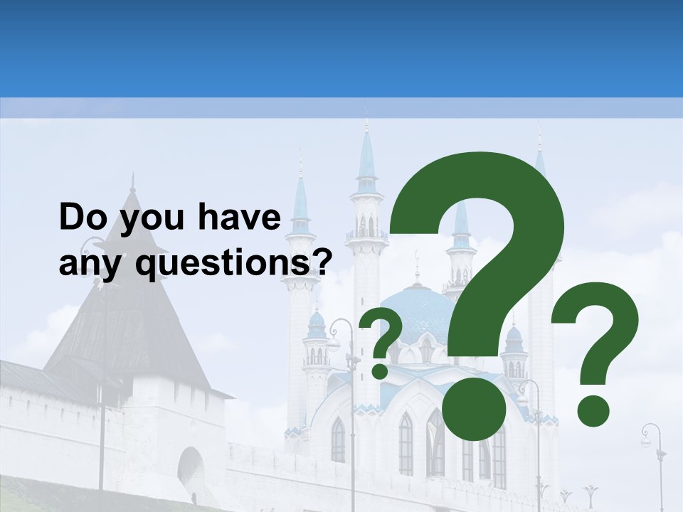 City Mosque  Anniversary PowerPoint Template