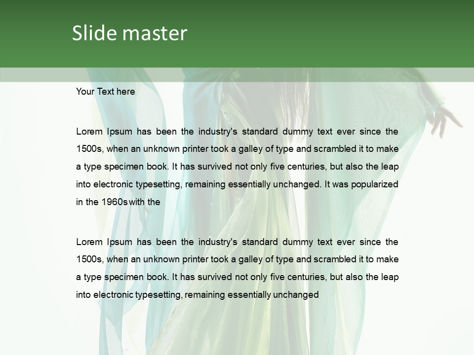 Sorceress White Beautiful PowerPoint Template