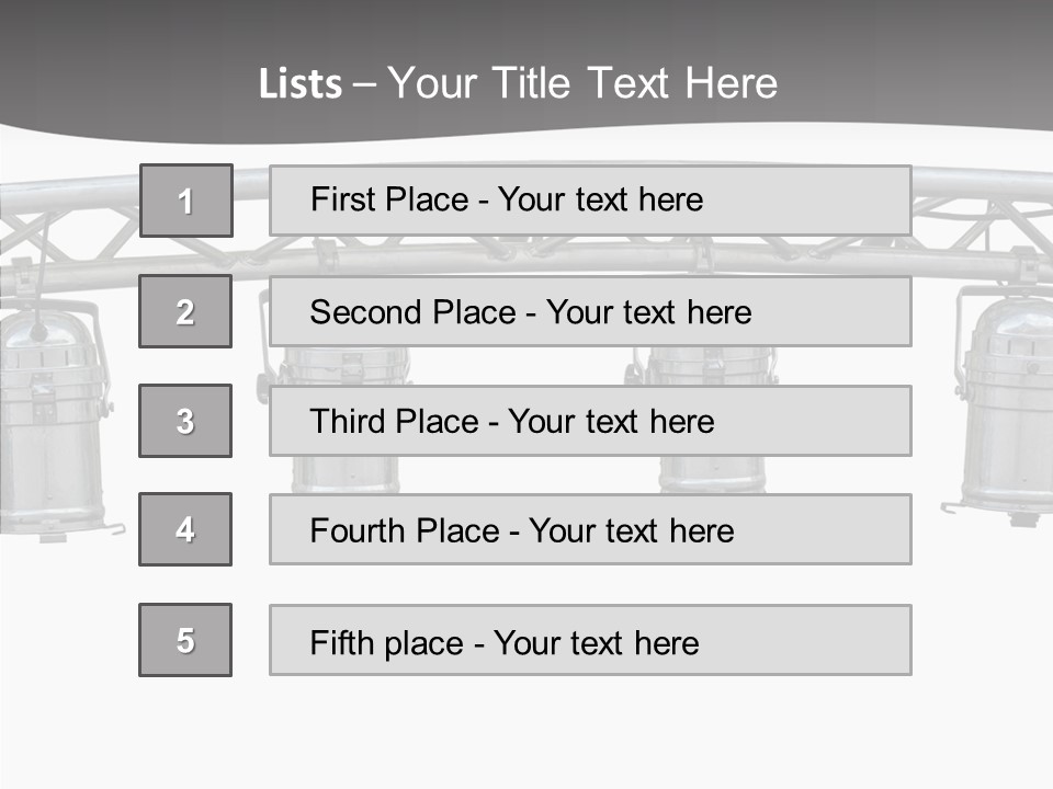 Art Electric Fame PowerPoint Template