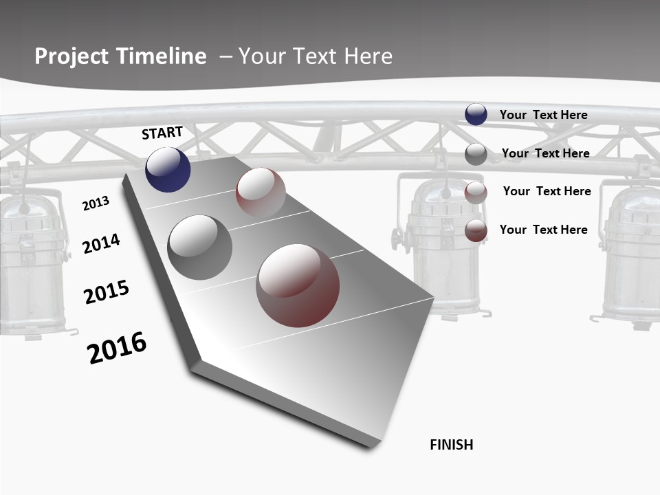 Art Electric Fame PowerPoint Template