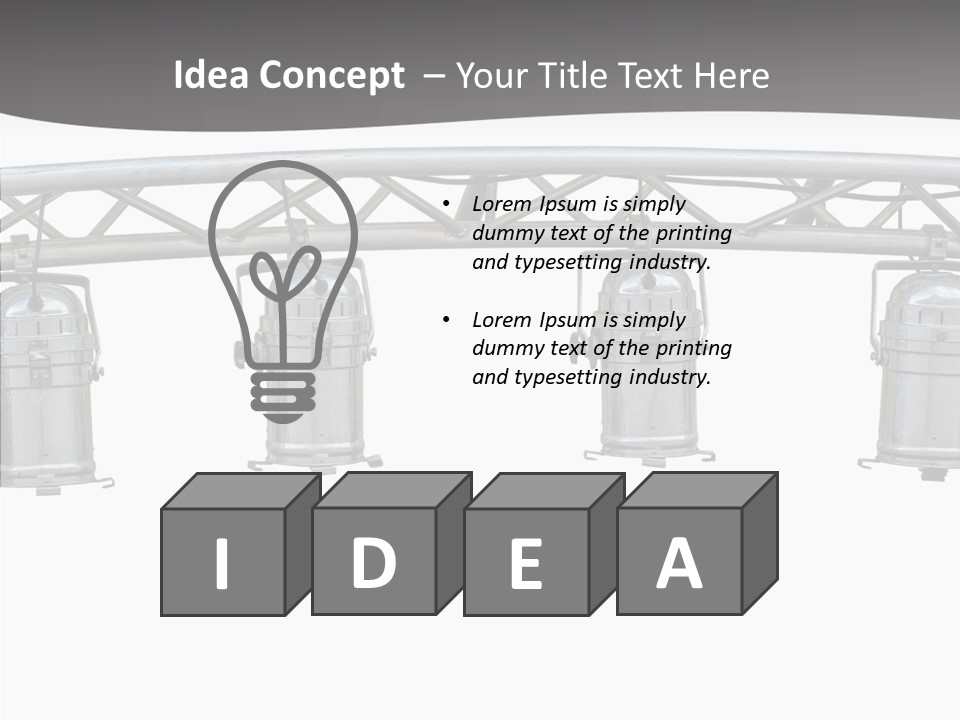 Art Electric Fame PowerPoint Template