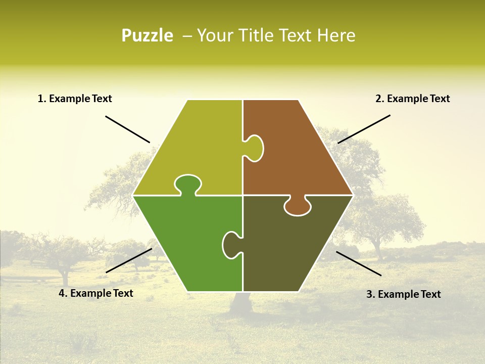 Tree Wind Grow PowerPoint Template