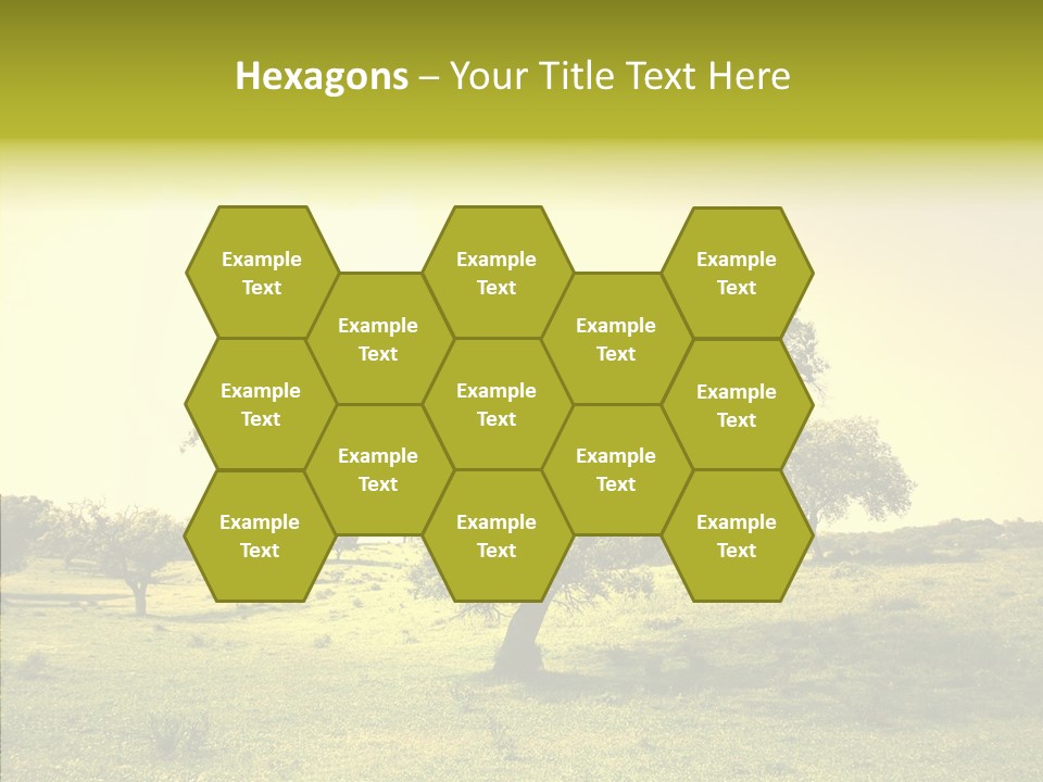 Tree Wind Grow PowerPoint Template