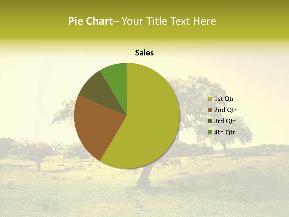 Tree Wind Grow PowerPoint Template