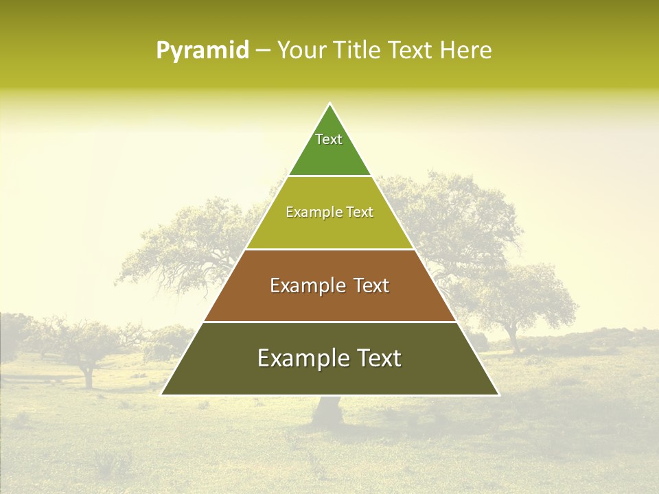 Tree Wind Grow PowerPoint Template