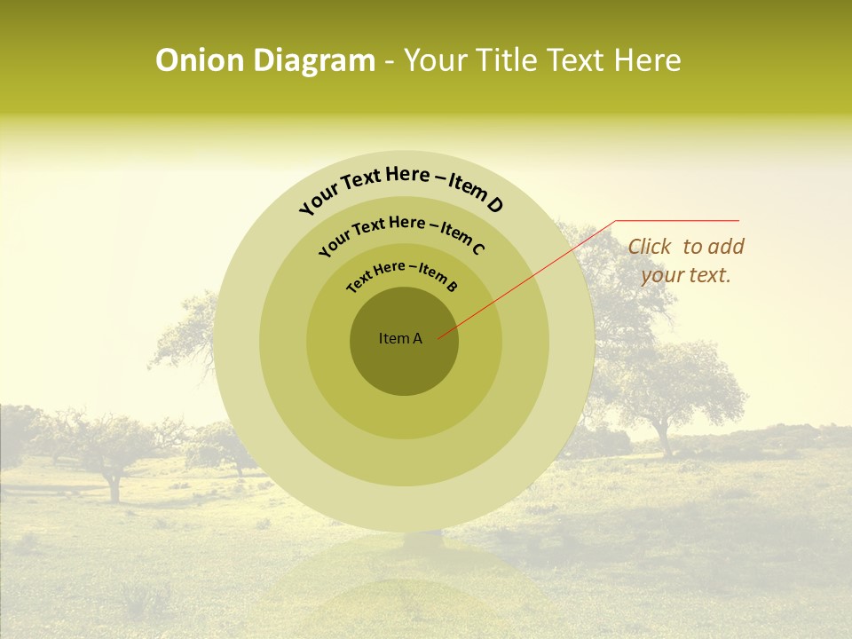 Tree Wind Grow PowerPoint Template