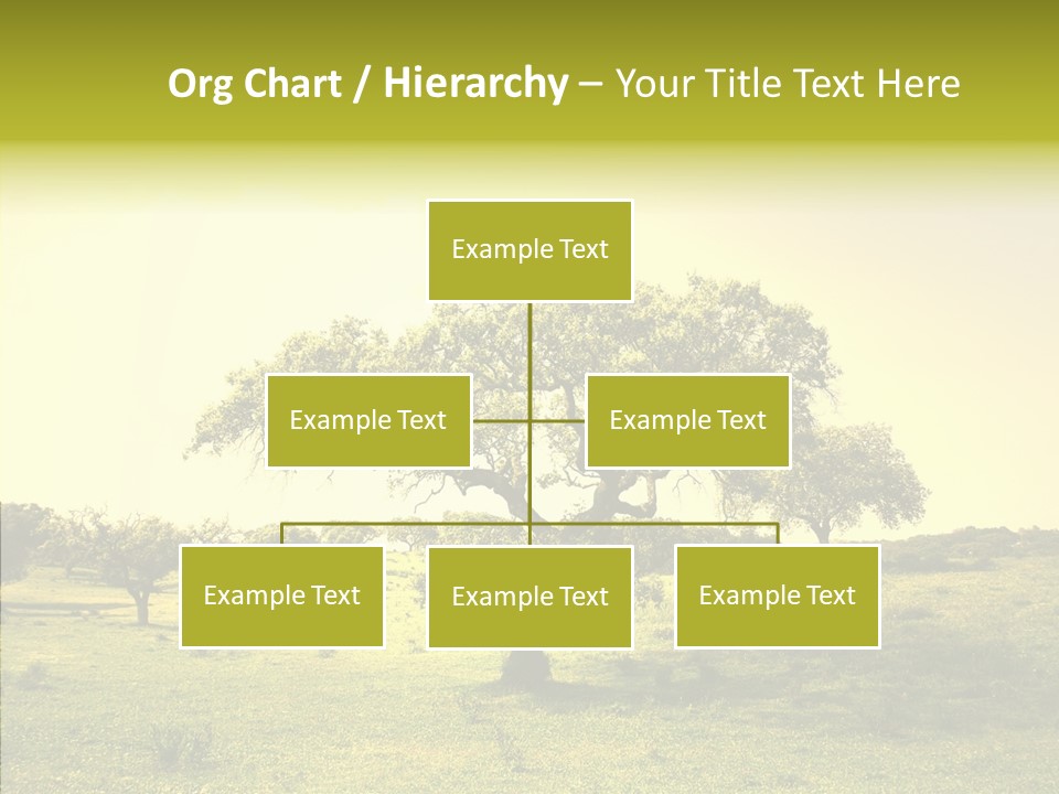 Tree Wind Grow PowerPoint Template