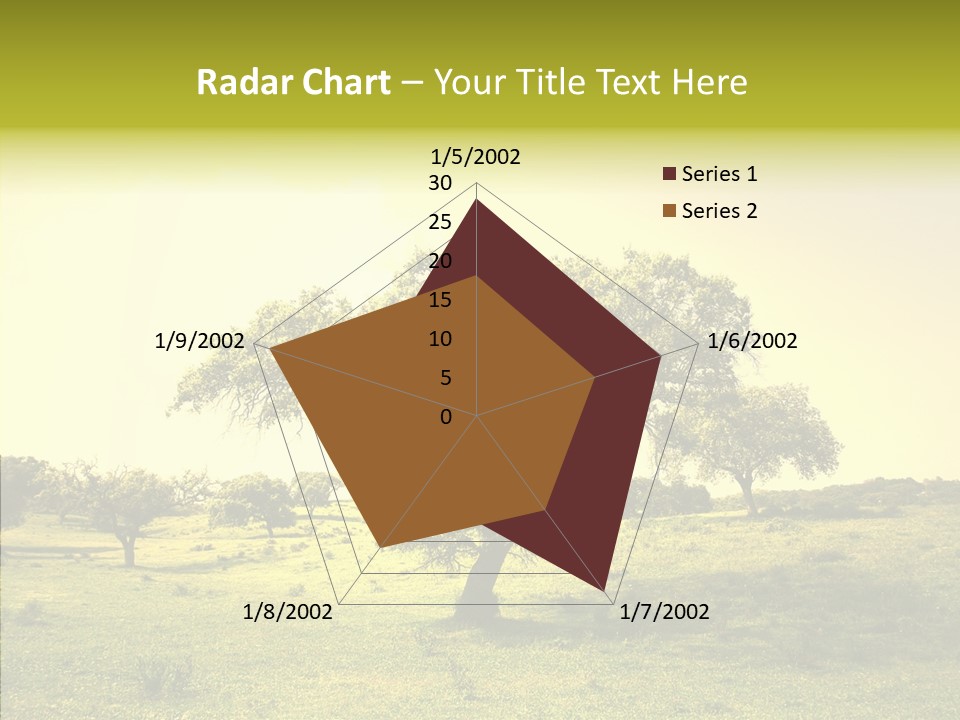 Tree Wind Grow PowerPoint Template