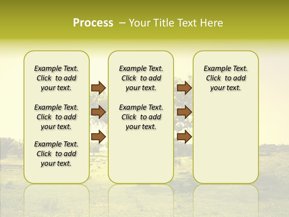 Tree Wind Grow PowerPoint Template