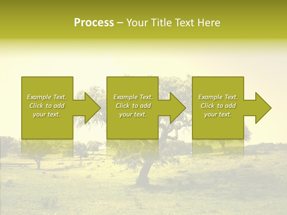 Tree Wind Grow PowerPoint Template