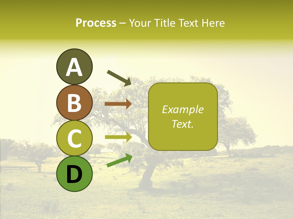Tree Wind Grow PowerPoint Template