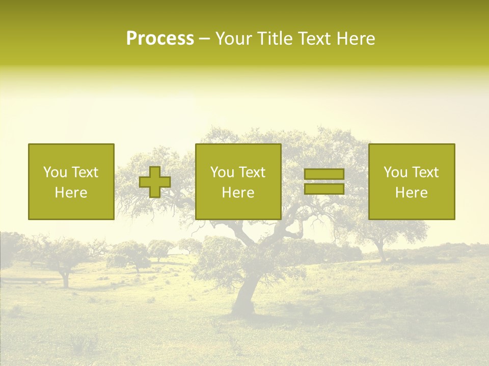 Tree Wind Grow PowerPoint Template