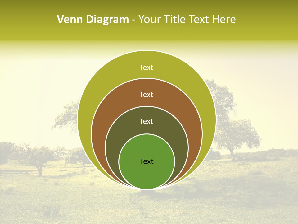 Tree Wind Grow PowerPoint Template