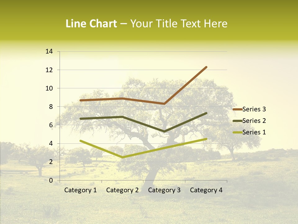 Tree Wind Grow PowerPoint Template