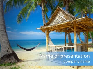 Trip Island Relaxation PowerPoint Template