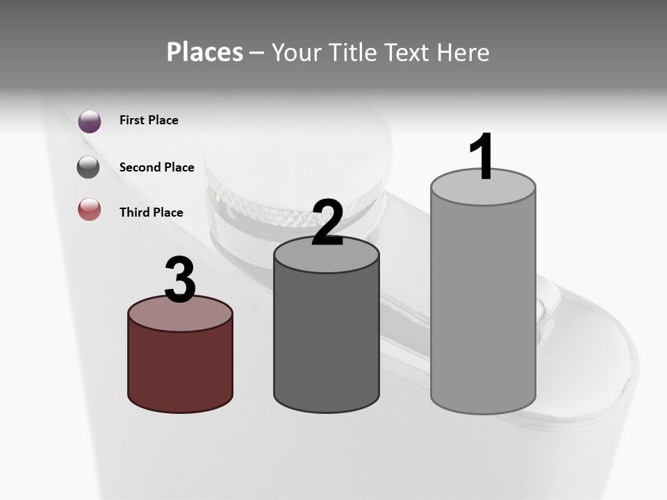 A Silver Lighter With A White Background PowerPoint Template