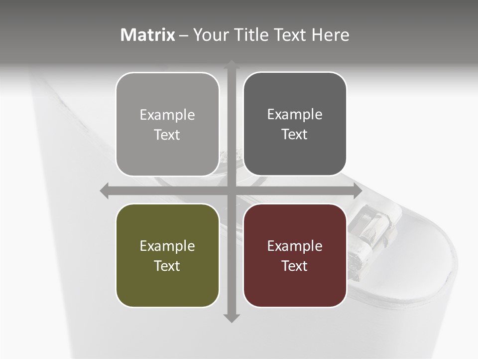 A Silver Lighter With A White Background PowerPoint Template