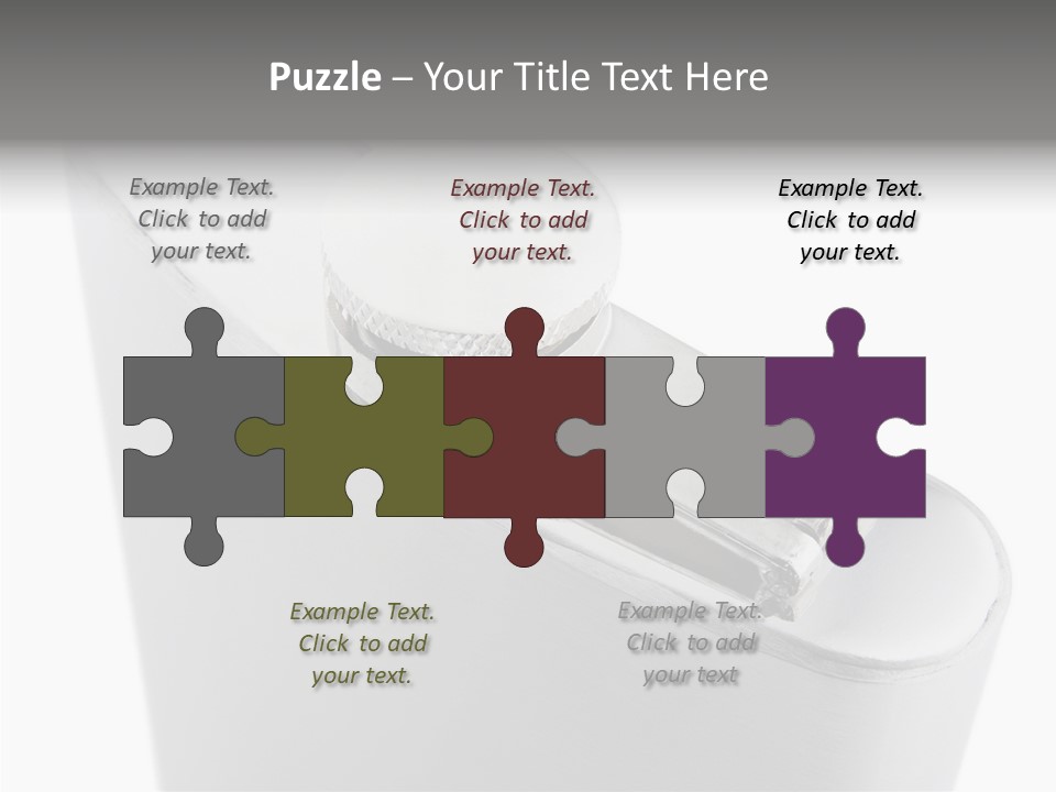 A Silver Lighter With A White Background PowerPoint Template