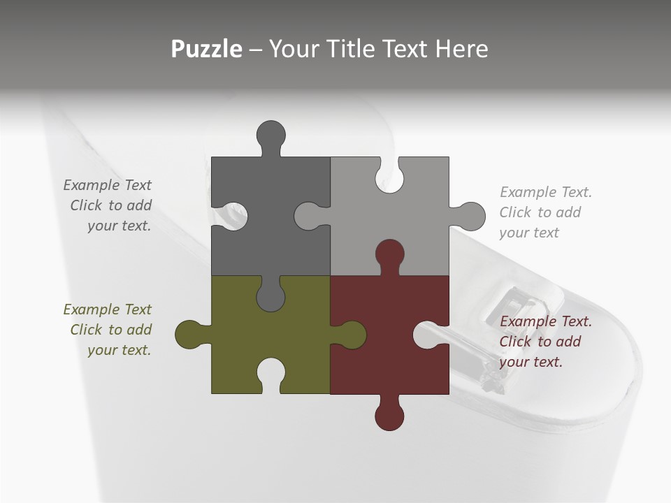 A Silver Lighter With A White Background PowerPoint Template