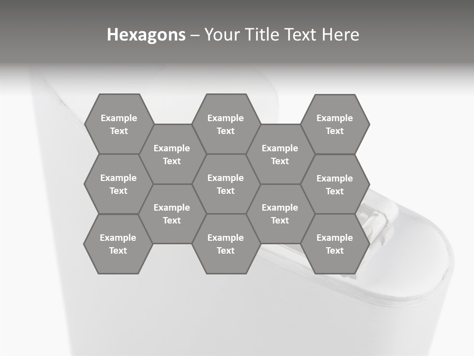 A Silver Lighter With A White Background PowerPoint Template