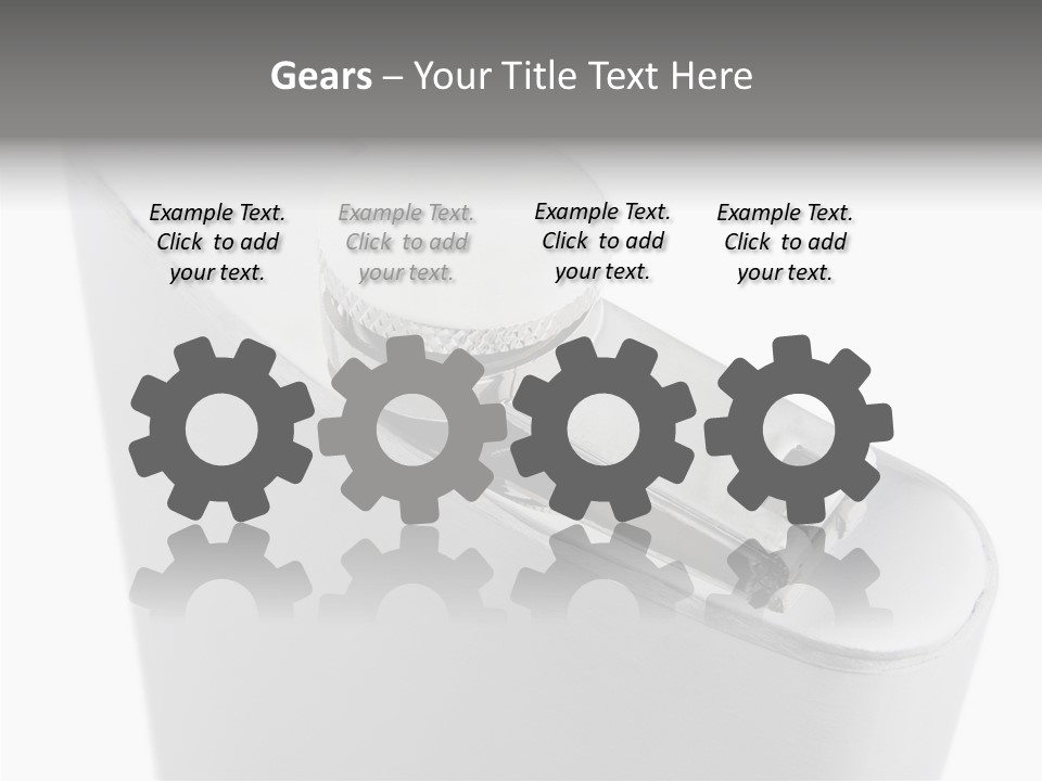 A Silver Lighter With A White Background PowerPoint Template