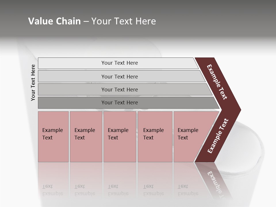 A Silver Lighter With A White Background PowerPoint Template