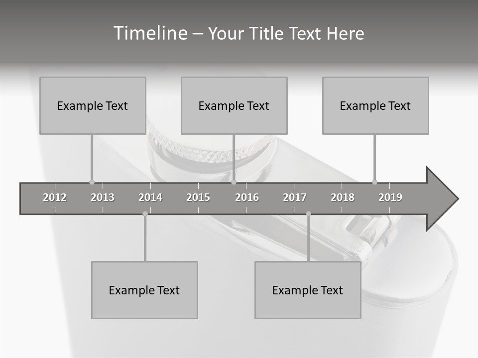 A Silver Lighter With A White Background PowerPoint Template