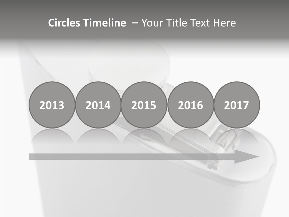 A Silver Lighter With A White Background PowerPoint Template