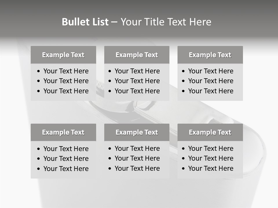 A Silver Lighter With A White Background PowerPoint Template