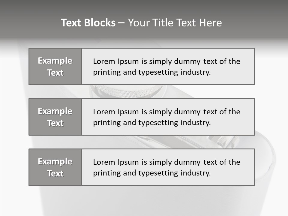 A Silver Lighter With A White Background PowerPoint Template