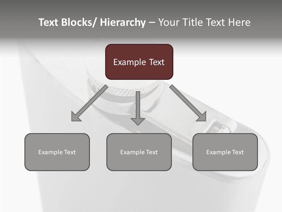 A Silver Lighter With A White Background PowerPoint Template