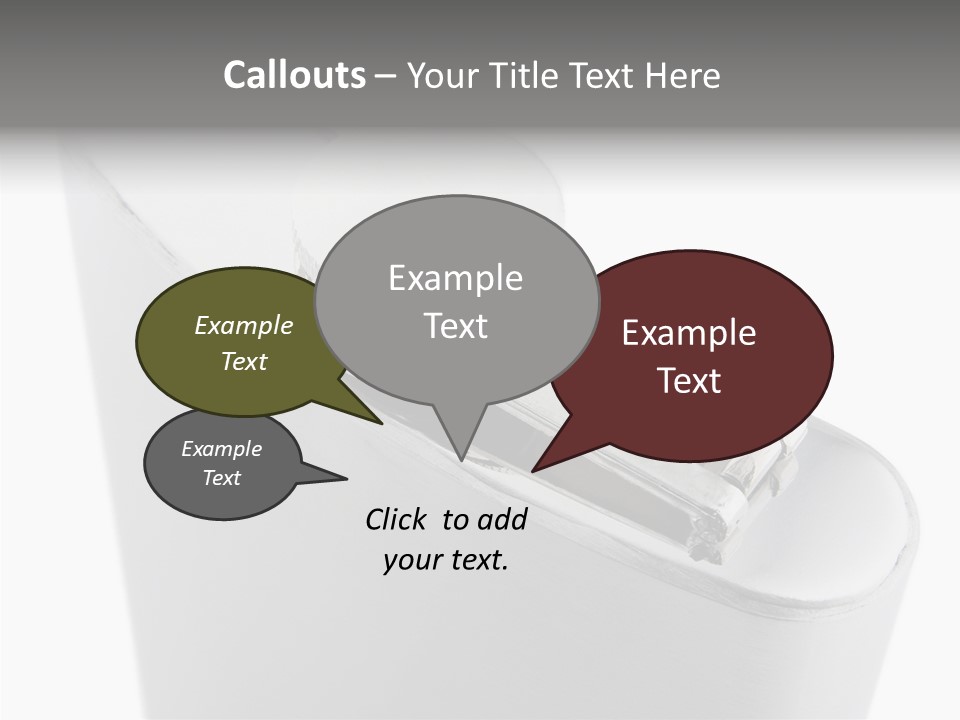 A Silver Lighter With A White Background PowerPoint Template