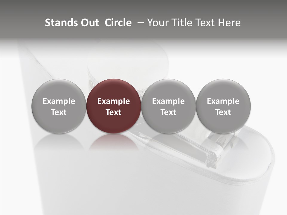 A Silver Lighter With A White Background PowerPoint Template