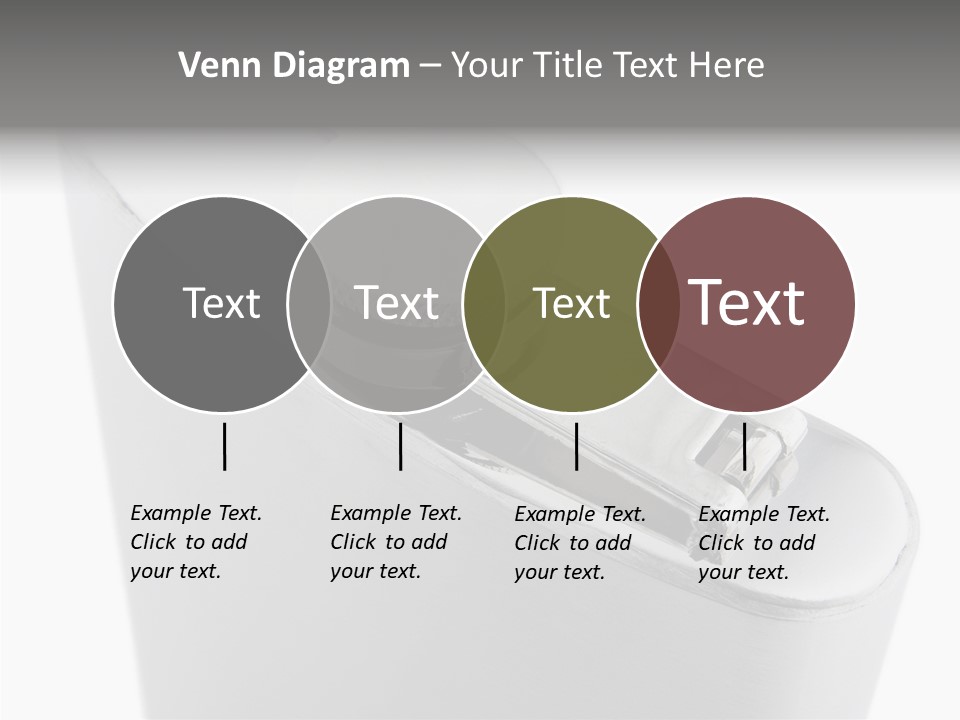 A Silver Lighter With A White Background PowerPoint Template