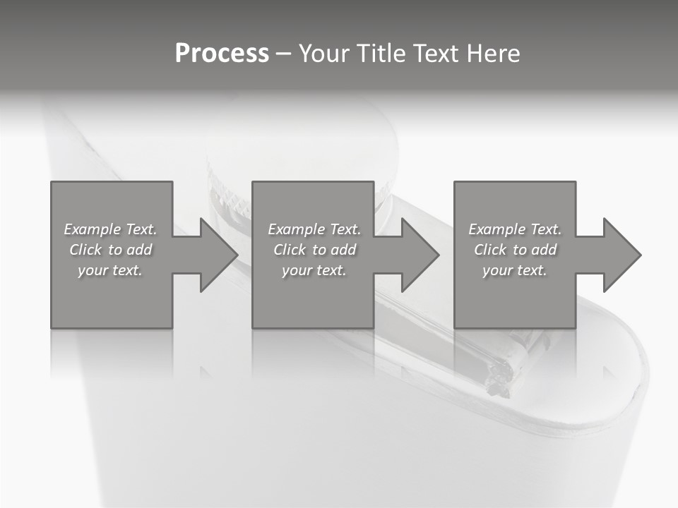A Silver Lighter With A White Background PowerPoint Template