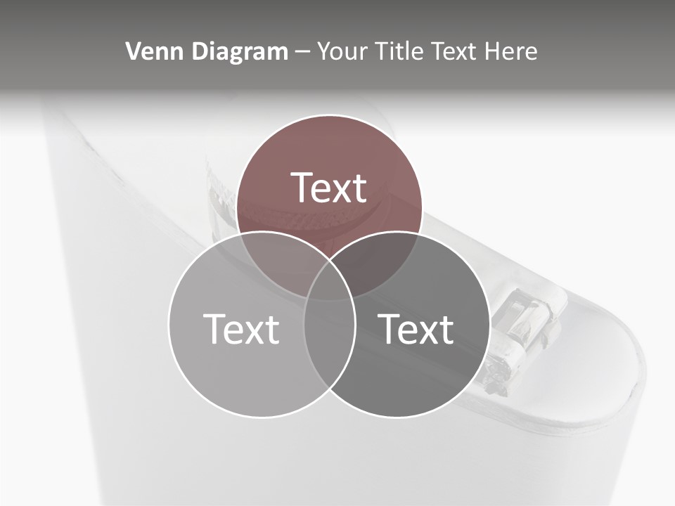 A Silver Lighter With A White Background PowerPoint Template