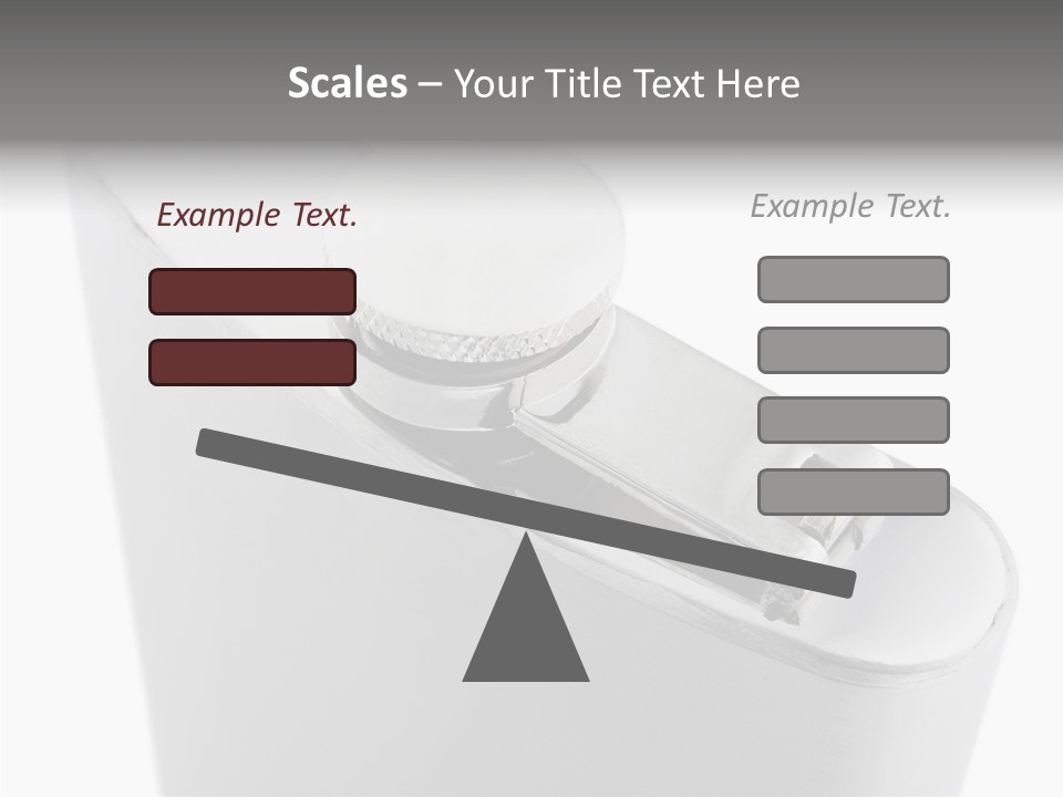 A Silver Lighter With A White Background PowerPoint Template