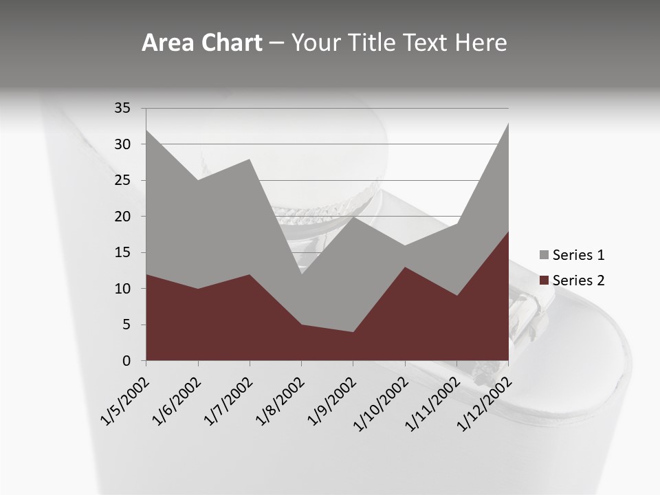 A Silver Lighter With A White Background PowerPoint Template