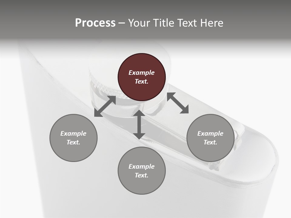 A Silver Lighter With A White Background PowerPoint Template