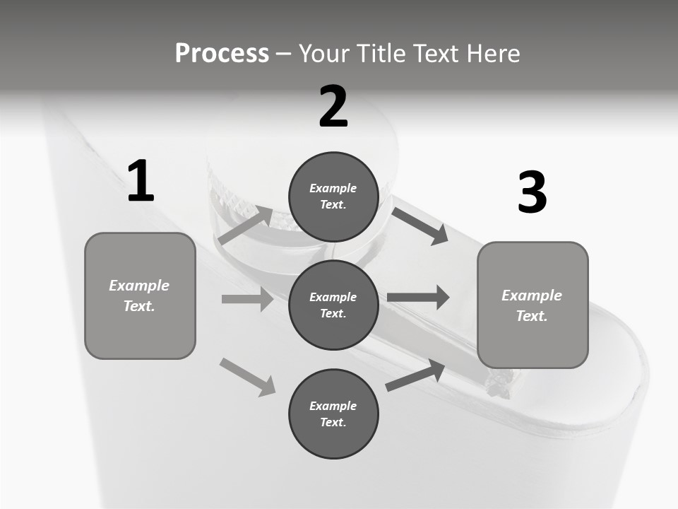 A Silver Lighter With A White Background PowerPoint Template