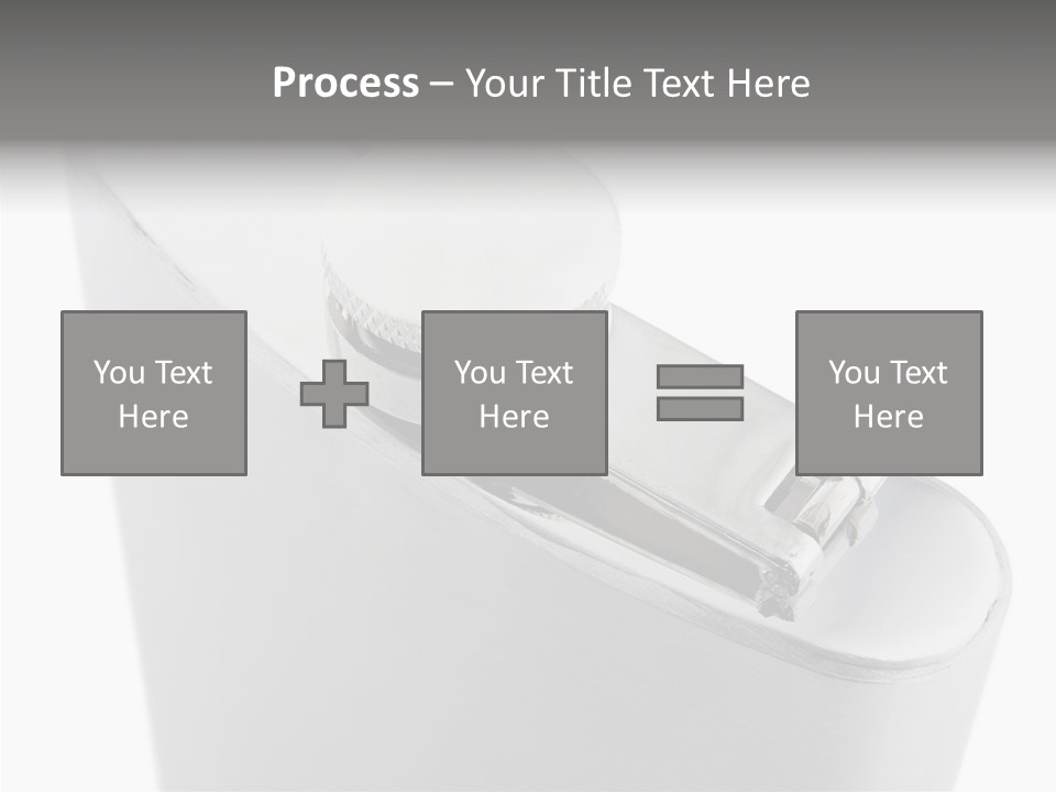 A Silver Lighter With A White Background PowerPoint Template