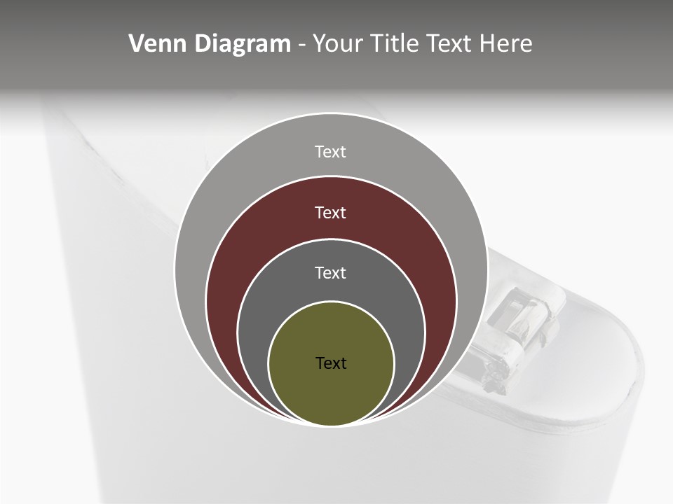 A Silver Lighter With A White Background PowerPoint Template