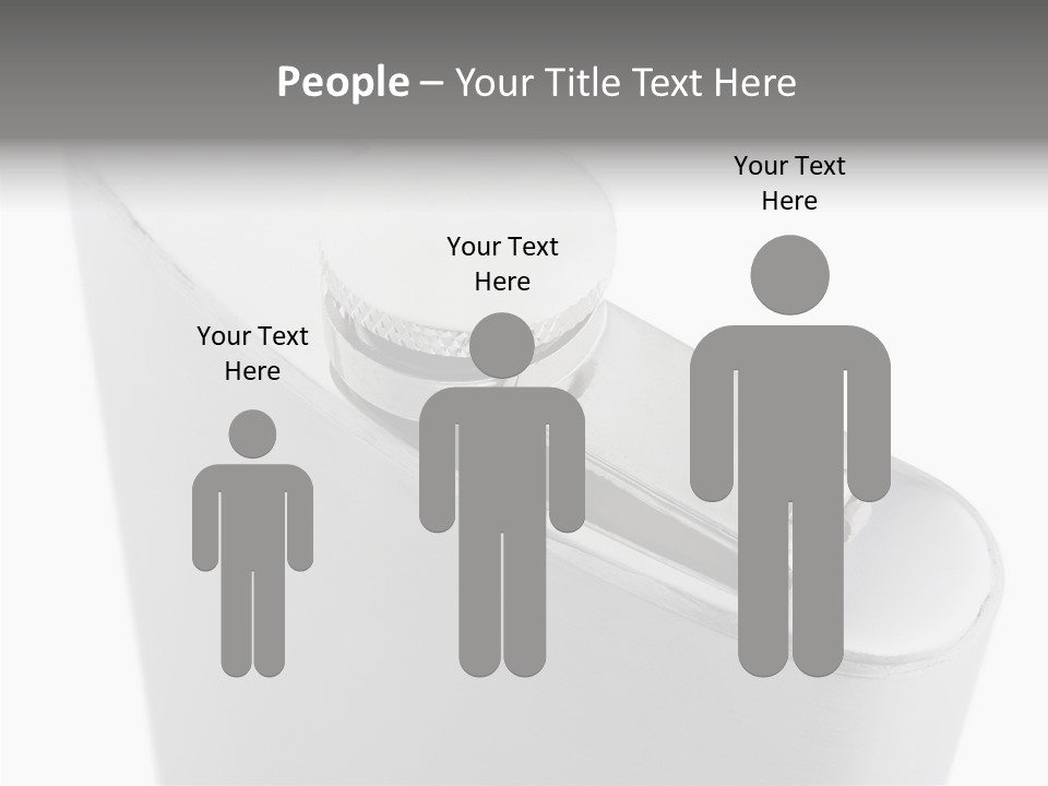 A Silver Lighter With A White Background PowerPoint Template