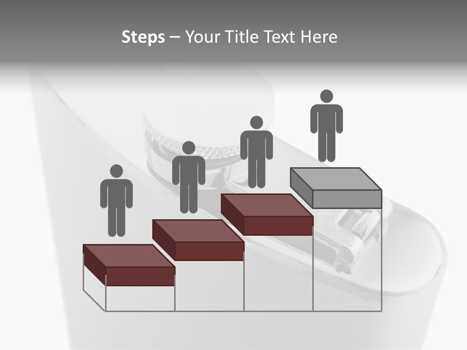 A Silver Lighter With A White Background PowerPoint Template