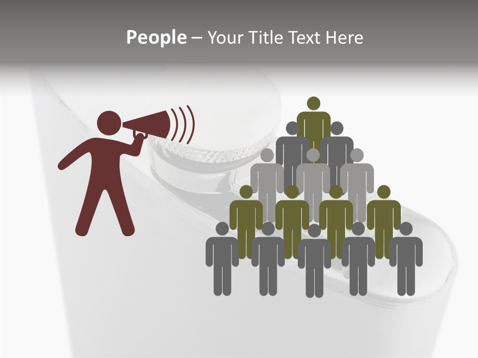 A Silver Lighter With A White Background PowerPoint Template